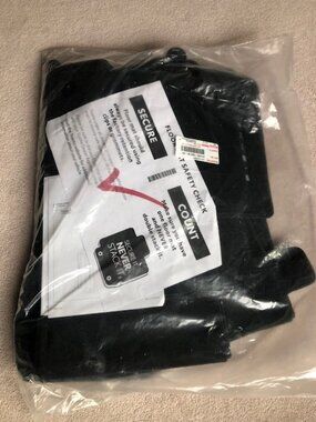 New Toyota Sienna Carpet Floor Mats for 2021-2024 7 Passenger Van - Black